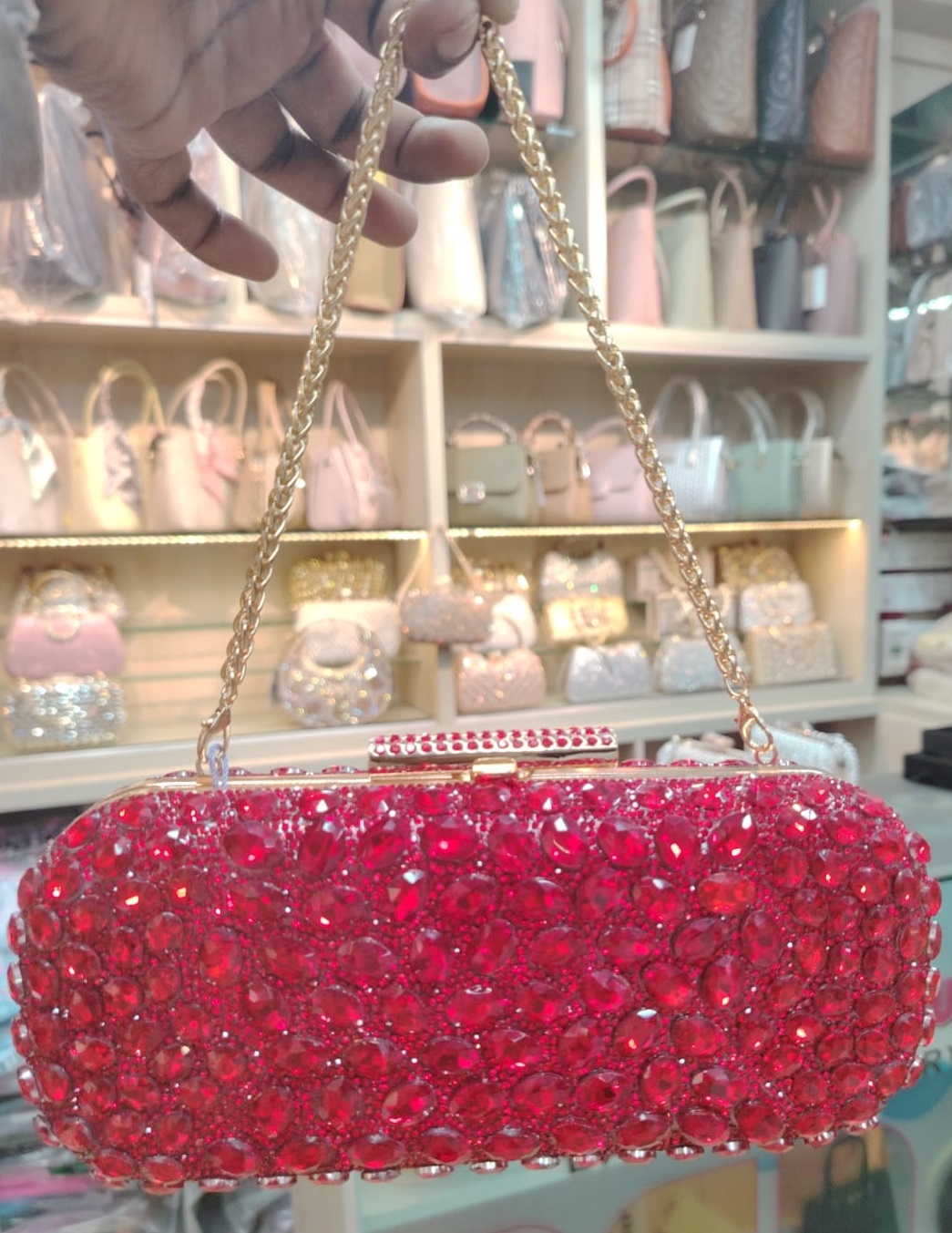 HTF-1234 PARTY PURSE RED